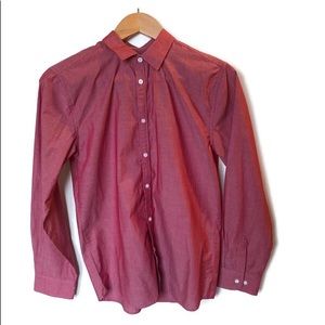 Wonder Nation Dress Shirt Button Down Red Youth XL (14-16) or Men's Small